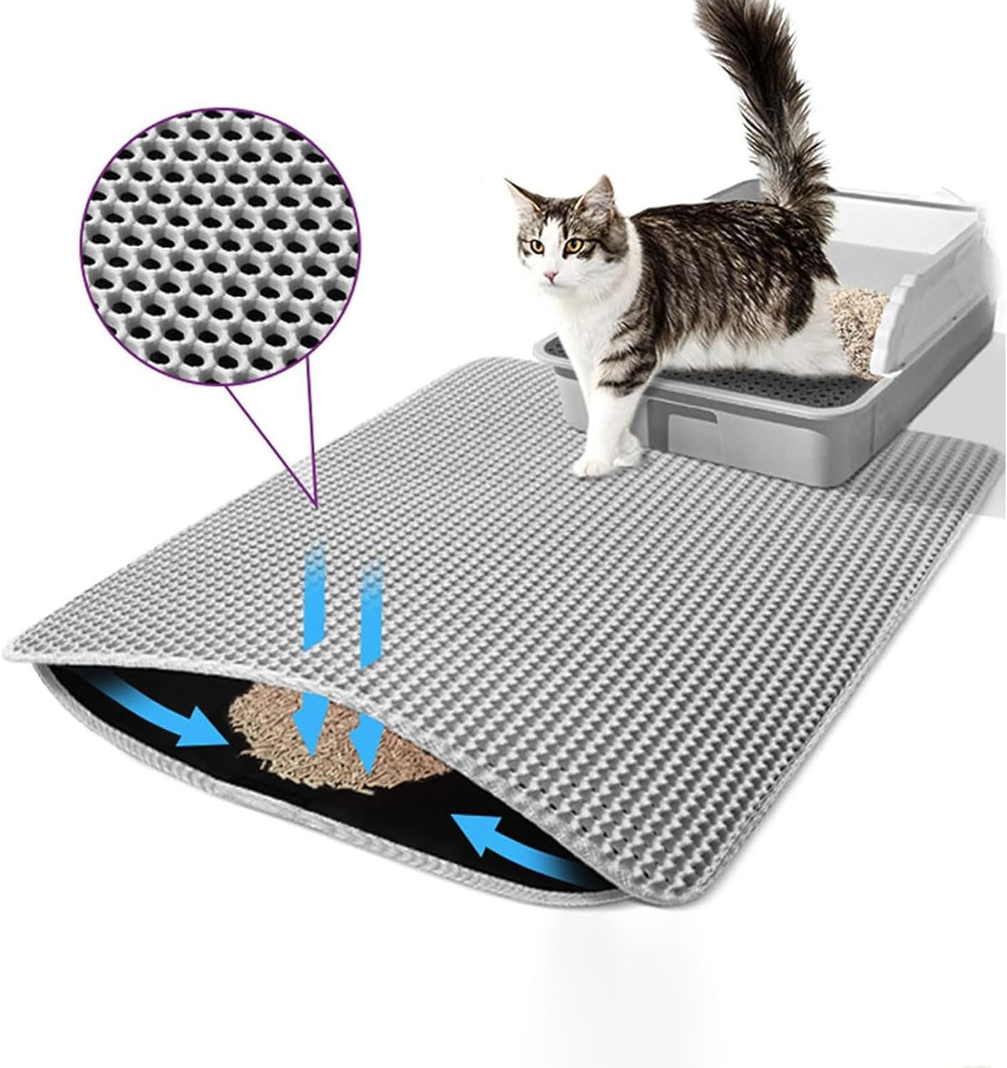 Mattress Protector Waterproof - Pet Cat Litter Mat Waterproof Double