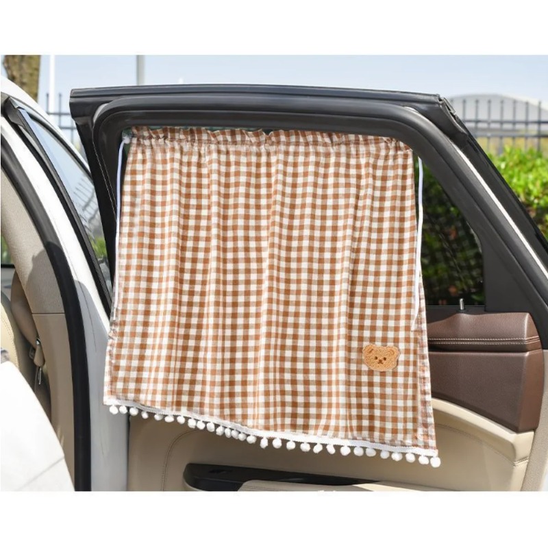 Home Textiles Curtains - 1pair Car Rear Window Suction Cup