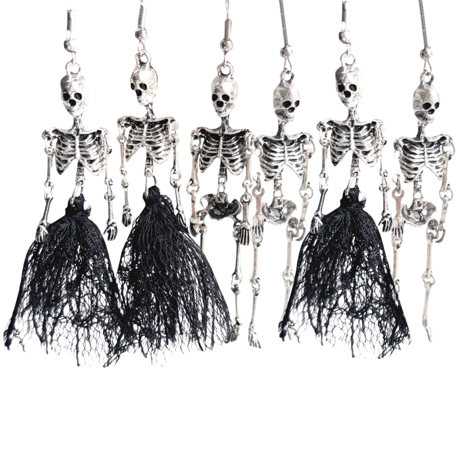 1 Pair Halloween Vintage Skele - огляд і ціна Vintage Home Textiles