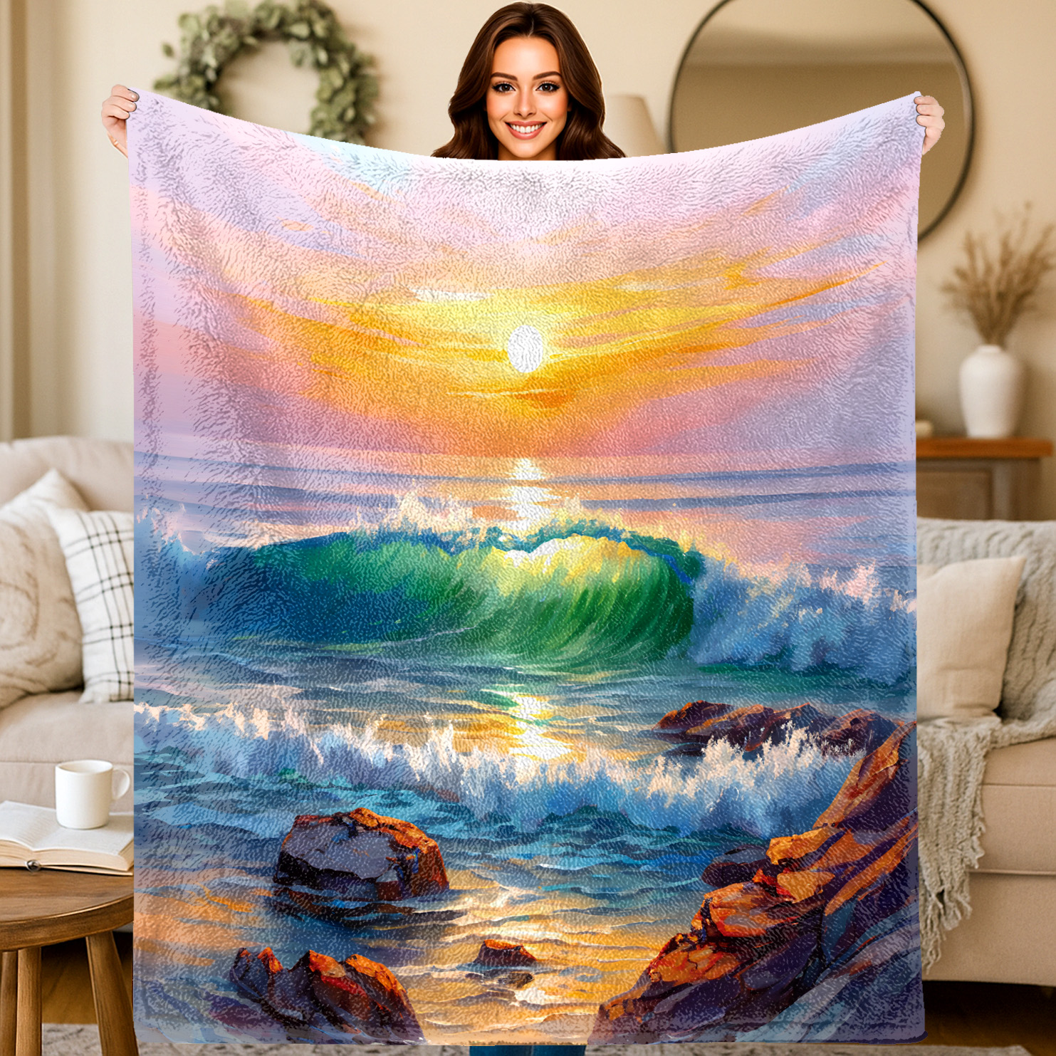 Inspiration Ocean Sunrise Patt - огляд і ціна Sunrise Home Textiles & Apparel