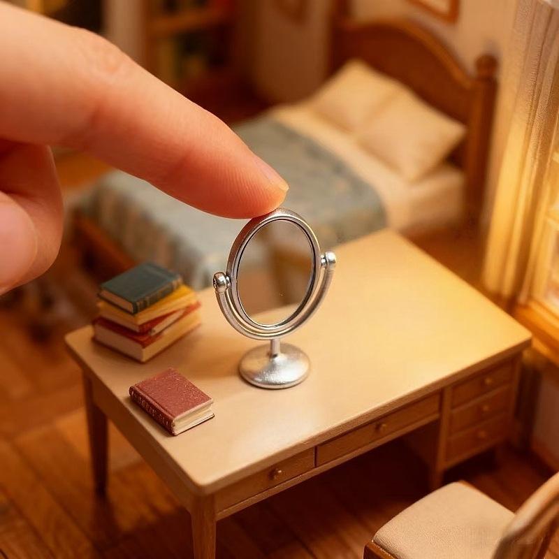 1Pcs Miniature Retro Mirror Dr - огляд і ціна Vintage Home Textiles