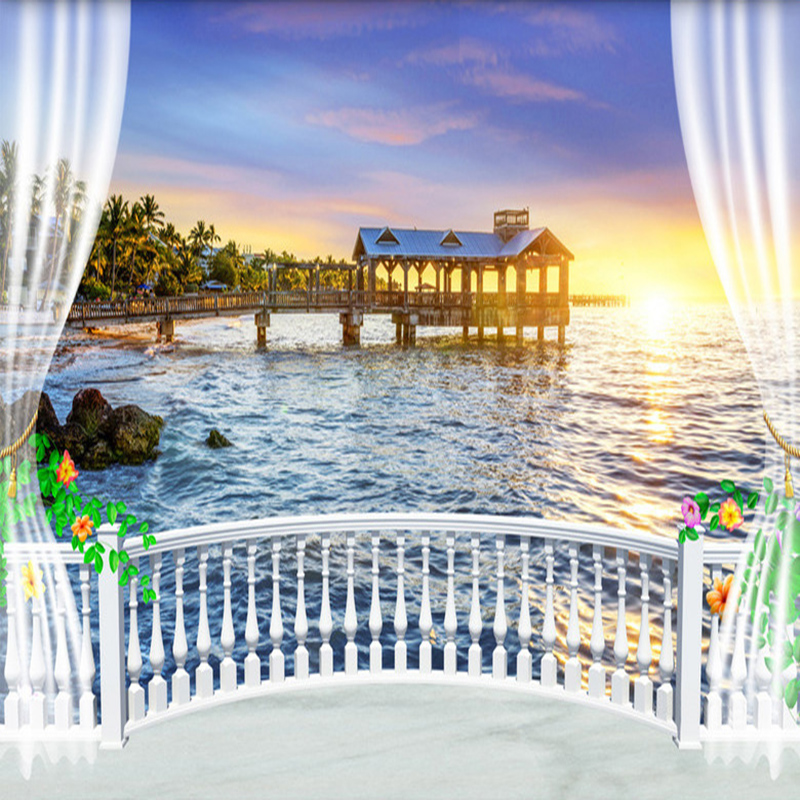 Custom Photo Wallpaper 3D Balc - огляд і ціна Sunrise Home Textiles & Apparel
