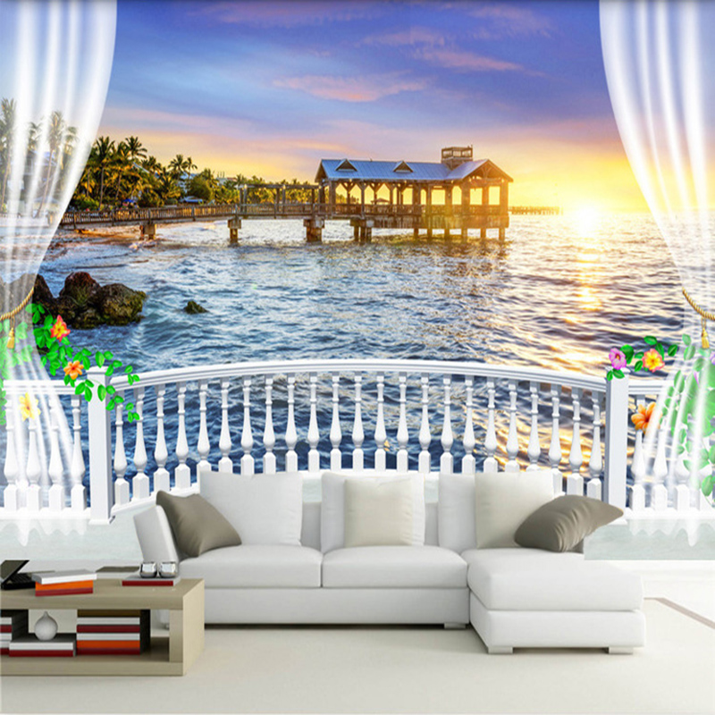 Custom Photo Wallpaper 3D Balc - огляд і ціна Sunrise Home Textiles & Apparel