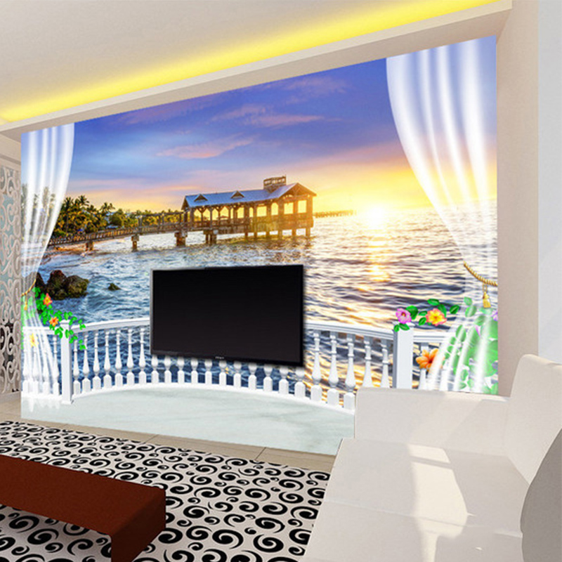 Custom Photo Wallpaper 3D Balc - огляд і ціна Sunrise Home Textiles & Apparel