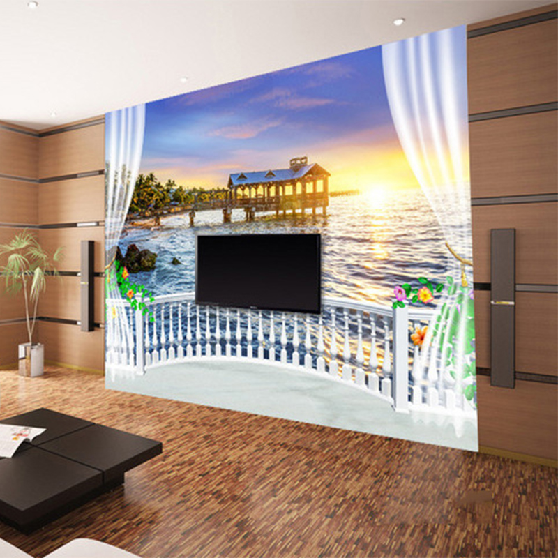 Custom Photo Wallpaper 3D Balc - огляд і ціна Sunrise Home Textiles & Apparel