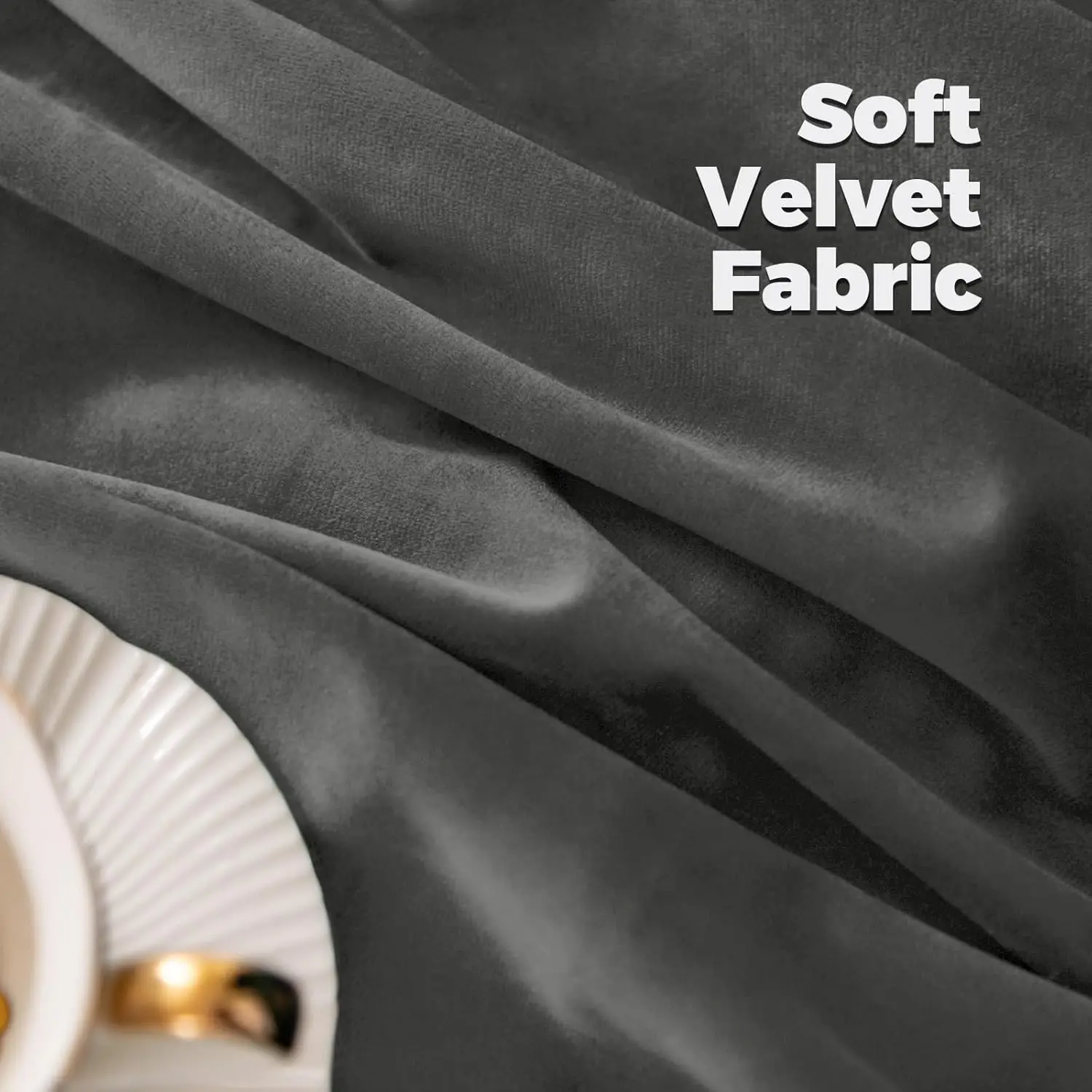1/2M Velvet Fabric 14Colors Dl - огляд і ціна Home Textiles Curtains
