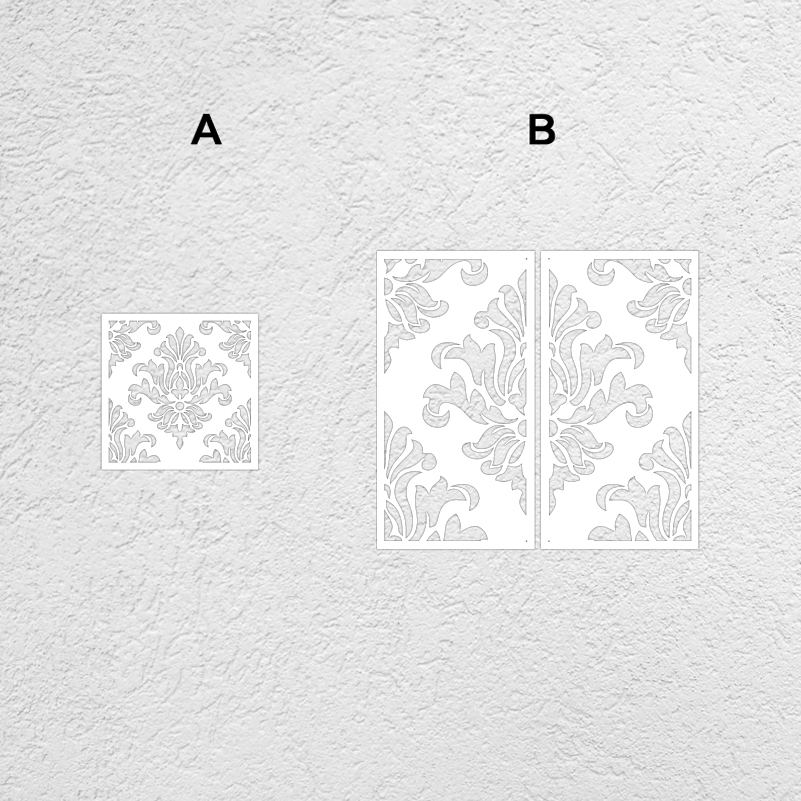 40cm - 80cm Stencil Wall For P - огляд і ціна Vintage Home Textiles