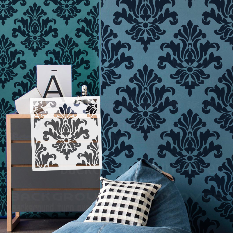 40cm - 80cm Stencil Wall For P - огляд і ціна Vintage Home Textiles