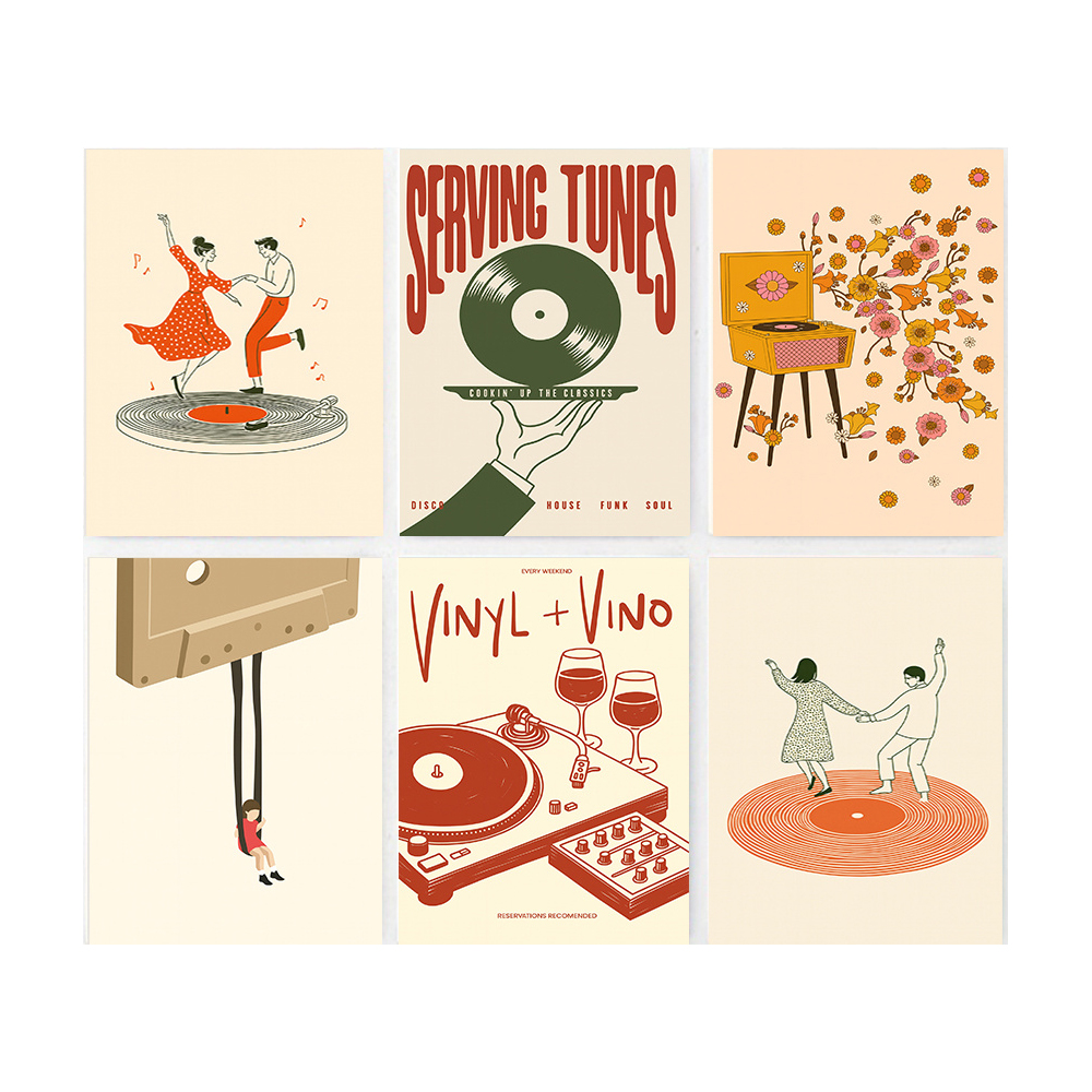 1pc Vintage Music Canvas Poste - огляд і ціна Vintage Home Textiles