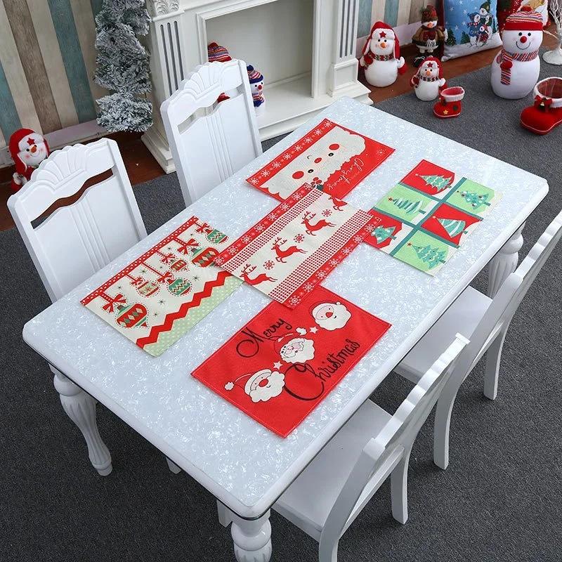 Christmas Home Table Decoratio - огляд і ціна Home Textiles And Furnishing