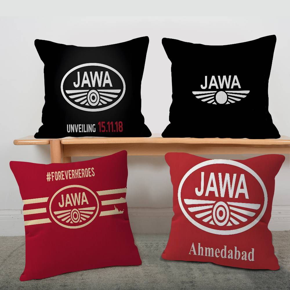 J-Jawa Motorcycle Logo Pillow  - огляд і ціна Home Textiles And Furnishing