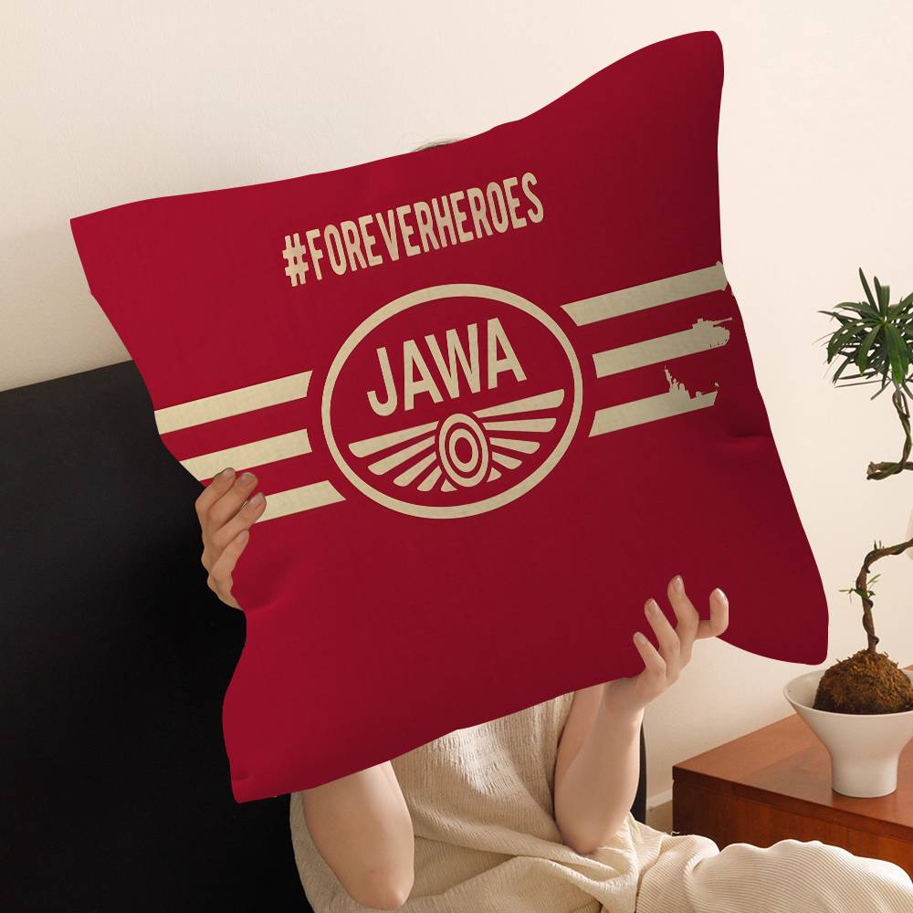 J-Jawa Motorcycle Logo Pillow  - огляд і ціна Home Textiles And Furnishing