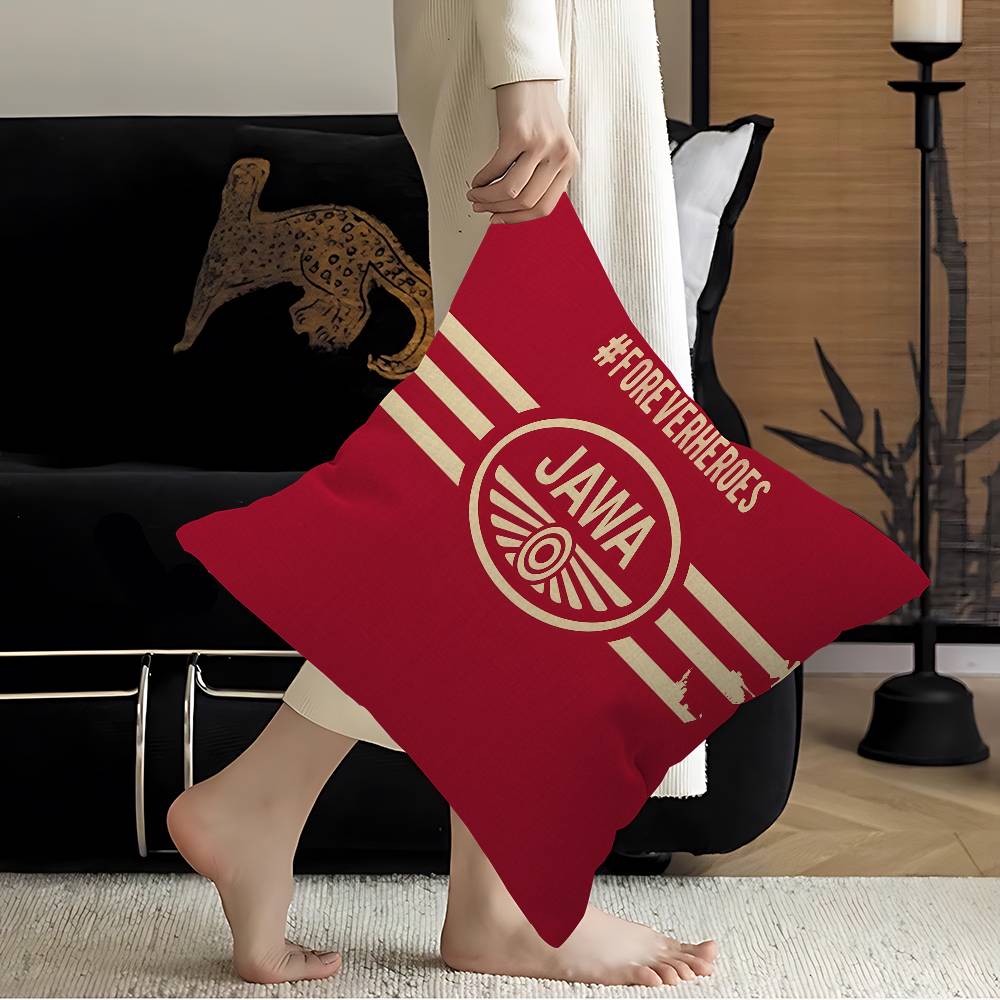 J-Jawa Motorcycle Logo Pillow  - огляд і ціна Home Textiles And Furnishing