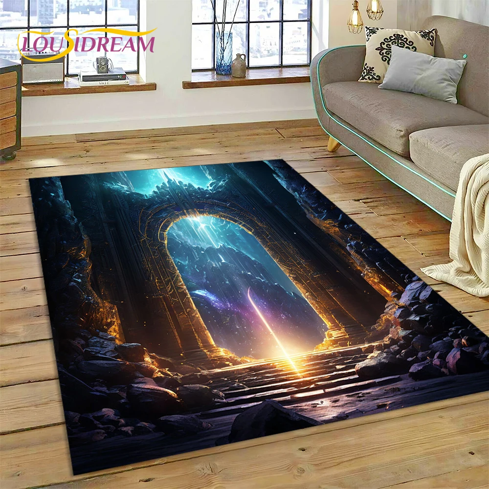 Illusion God's Temple Door Gat - огляд і ціна Home Textiles Sale