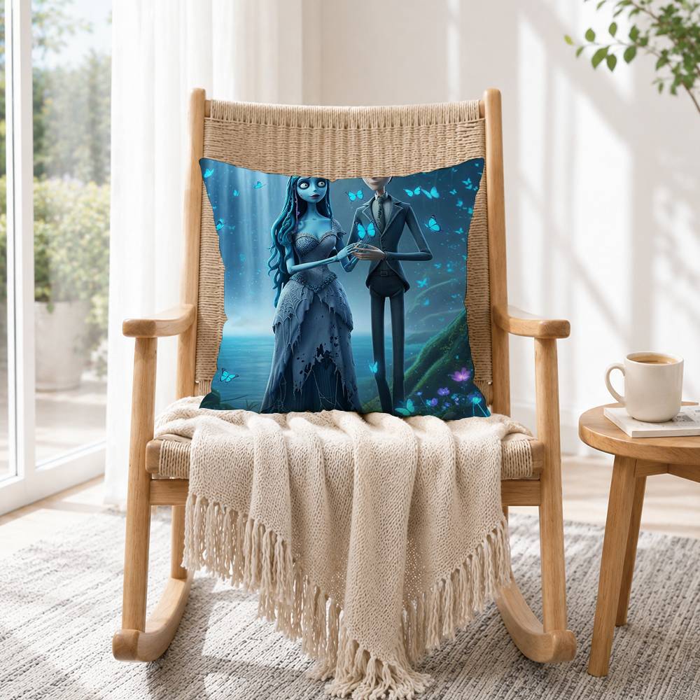 C-Cartoon Corpse Bride Square  - огляд і ціна Home Textiles Inc