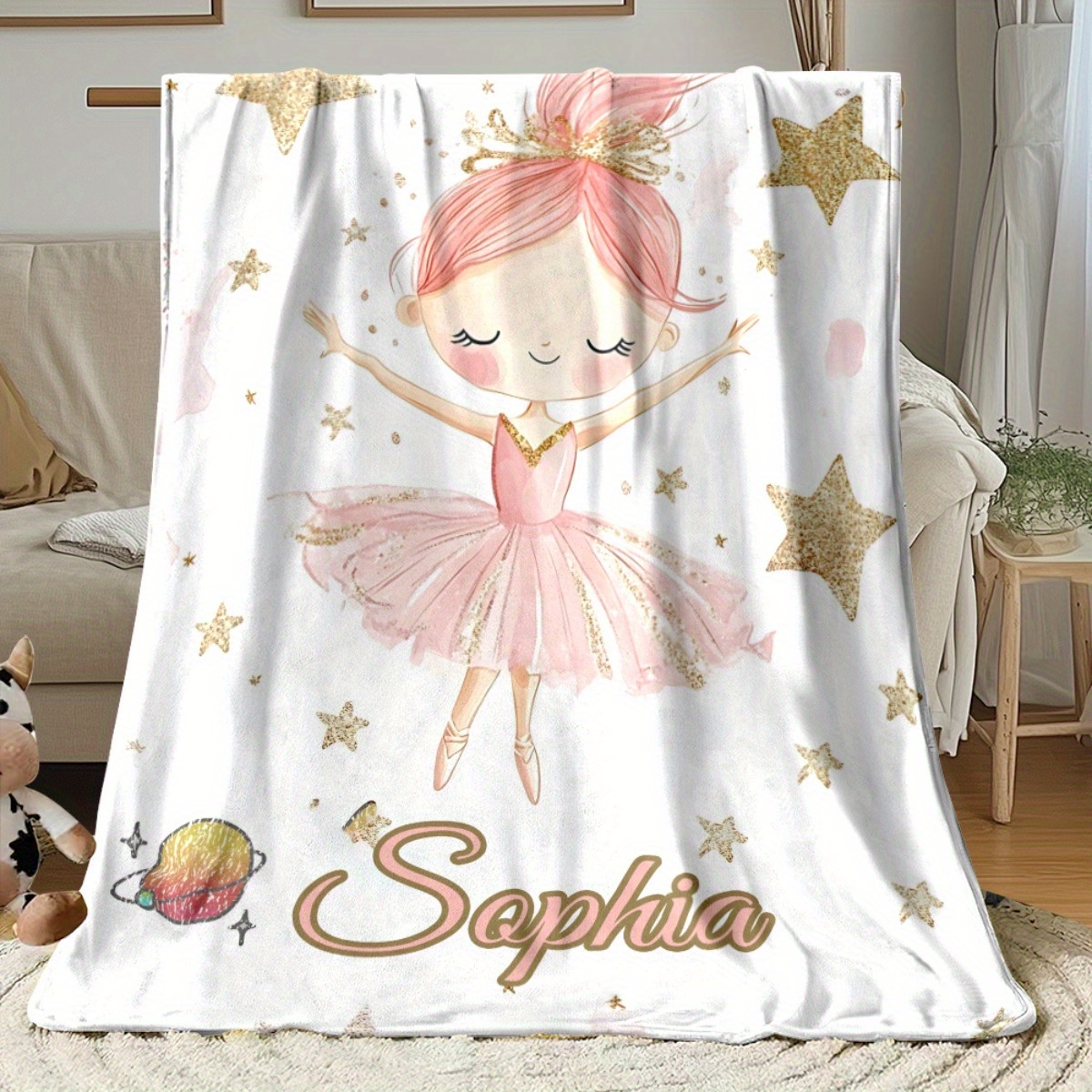 Customized Name Ballet Girl Bl - огляд і ціна Home Textiles And Furnishing