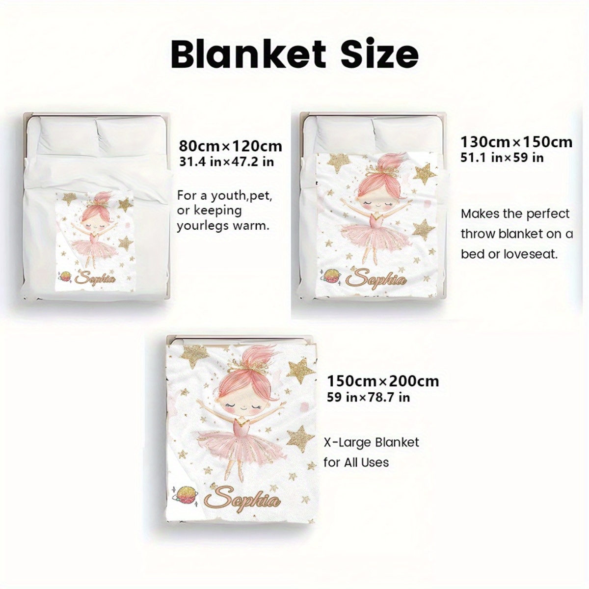 Customized Name Ballet Girl Bl - огляд і ціна Home Textiles And Furnishing