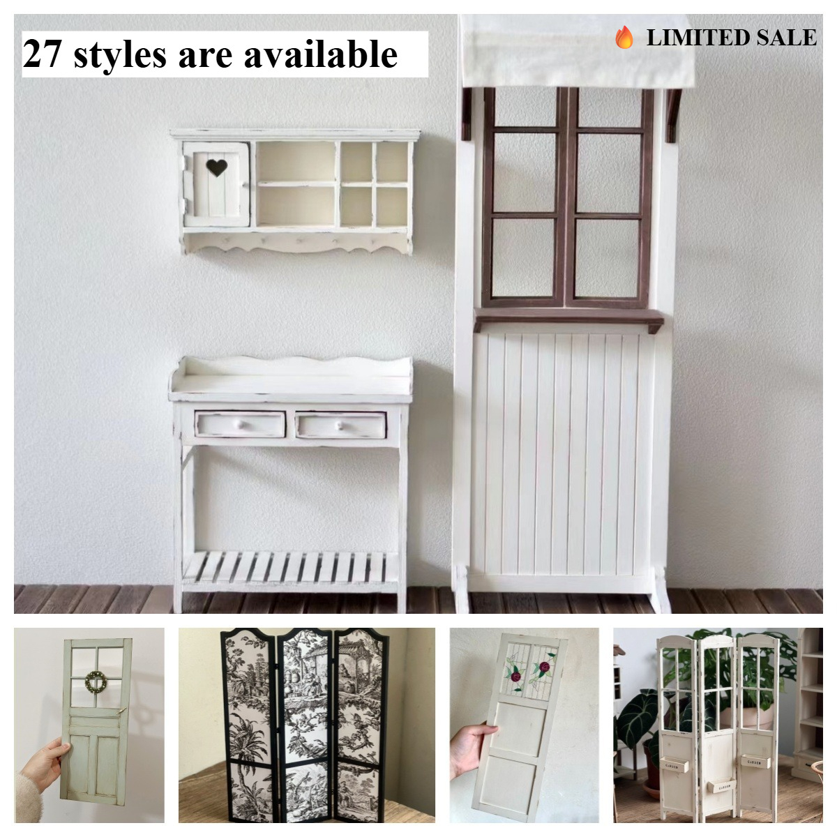 Rustic Miniature Room Divider  - огляд і ціна Vintage Home Textiles