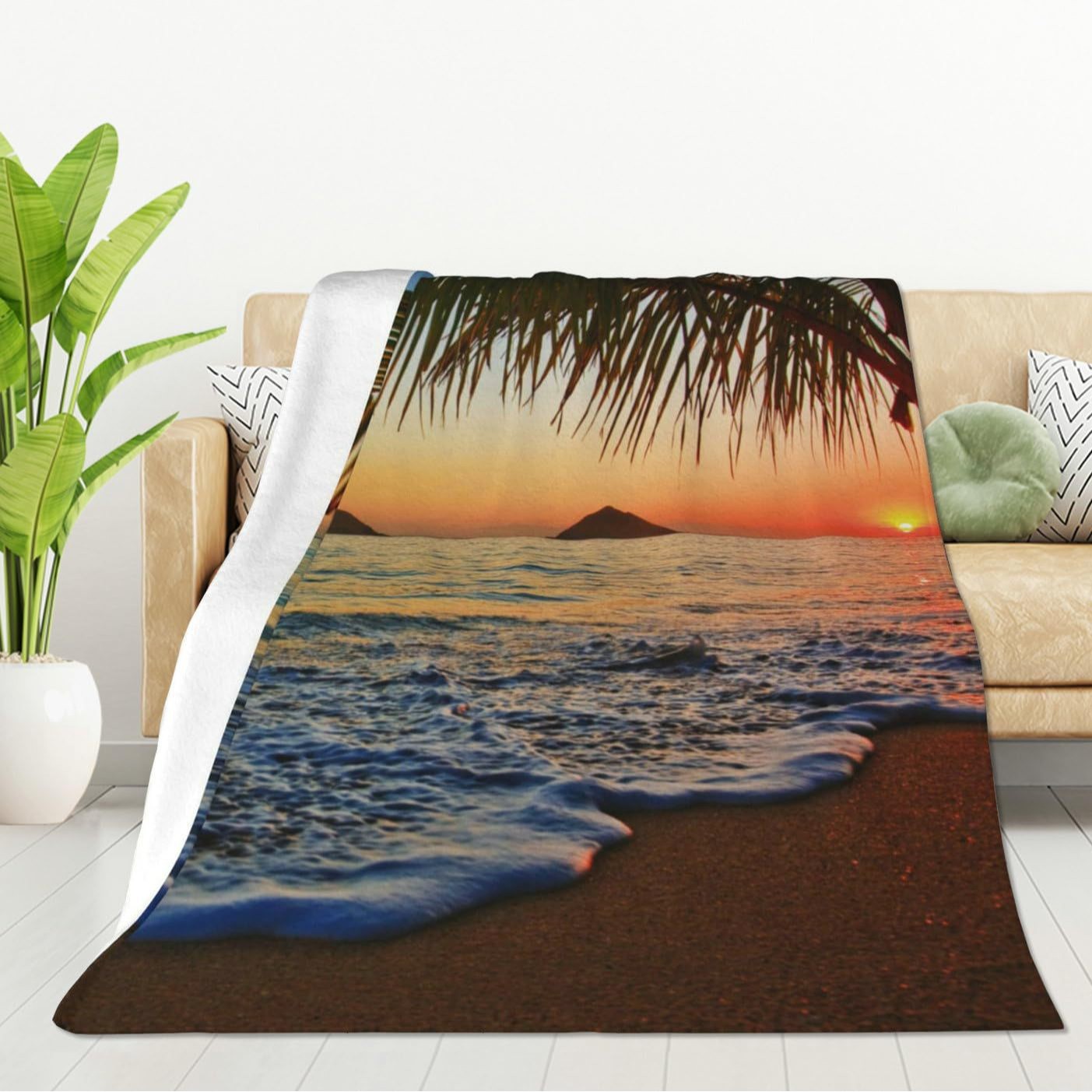 Tropical Ocean Sunrise Printed - огляд і ціна Sunrise Home Textiles & Apparel
