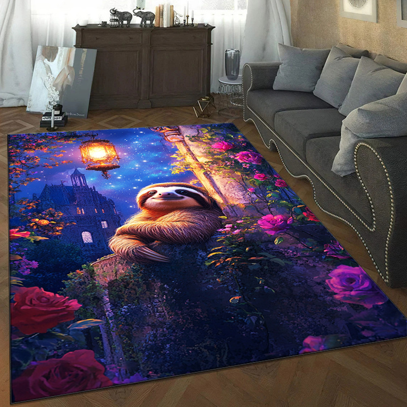 Charming Sloth and Roses Area  - огляд і ціна Home Textiles And Furnishing