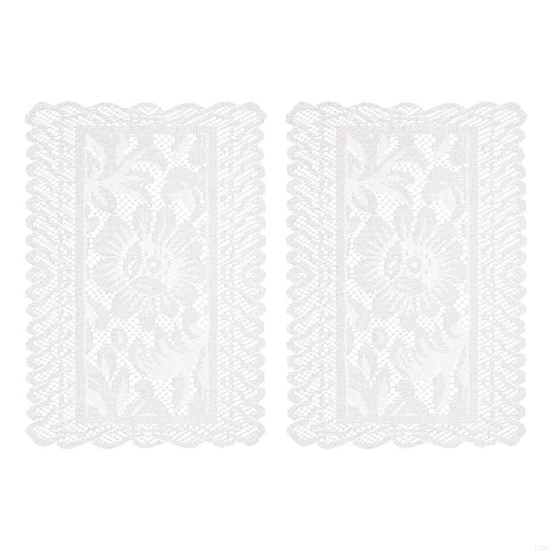 2Pcs Elegant Lace Tablecloths  - огляд і ціна Home Textiles And Furnishing