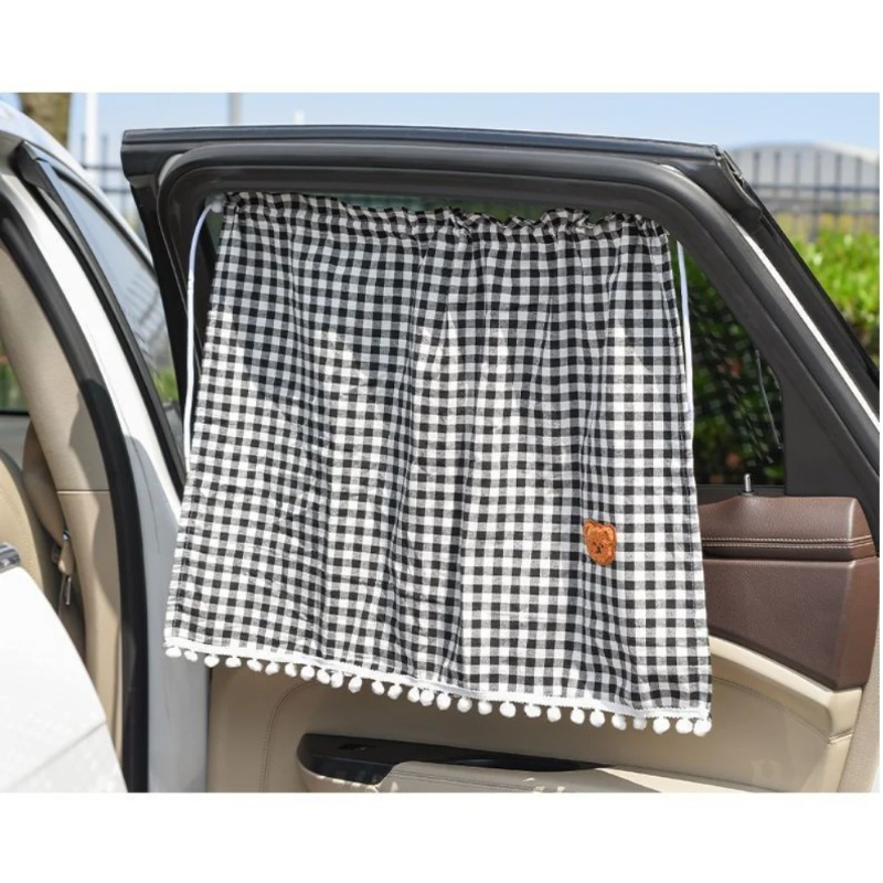 1pair Car Rear Window Suction  - огляд і ціна Home Textiles Curtains
