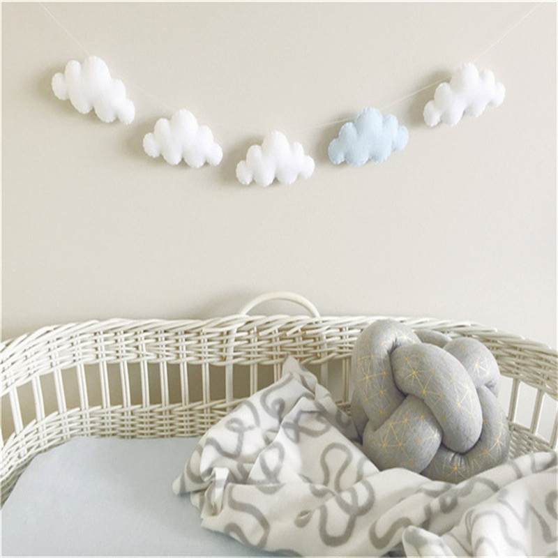 Nordic Felt Cloud Garlands Str - огляд і ціна Home Textiles Curtains