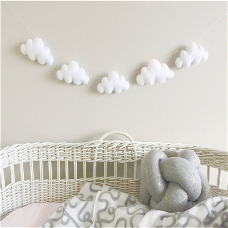 Nordic Felt Cloud Garlands Str - огляд і ціна Home Textiles Curtains